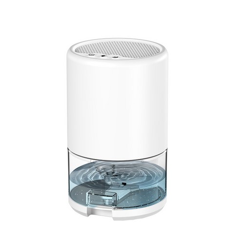 ELSECHO 스마트 제습기 가정용 LED 무드등 미니 무음 제습기 원룸 침실 화장실 습기제거 방습기 흡습기 공기청정기 건조기 전기를 꽂아 사용, 흰색