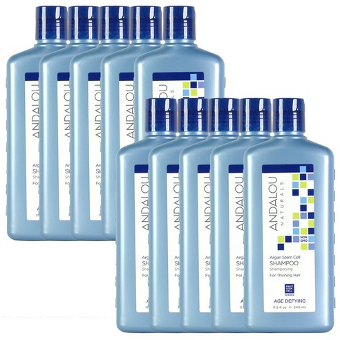 안달로우 아르간 스템 셀 에이지 디파잉 샴푸, 340ml, 10개