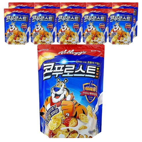 켈로그 콘푸로스트 시리얼, 600g, 11개