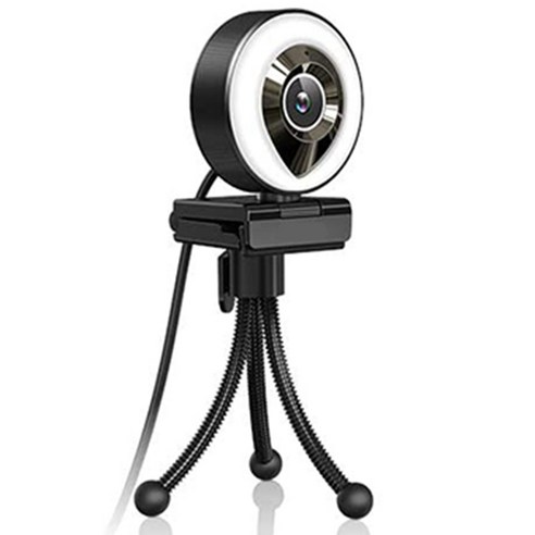 노 브랜드 듀얼 마이크가 있는 스트리밍 웹캠 1080P 조정 가능한 Right Light Pro 웹 카메라 고급 자동 초점, 마이크가 있는 웹캠