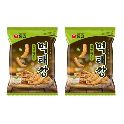 [먹태깡열풍] 농심 먹태깡 청양마요맛 60g x 2개(당일배송), 6개