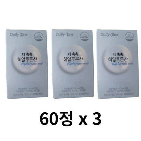 데일리원 더 촉촉 히알루론산 30g, 1개, 60정