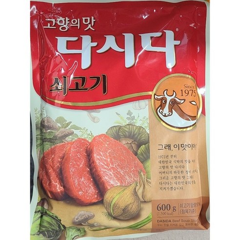 CJ제일제당 쇠고기 다시다, 600g, 1개