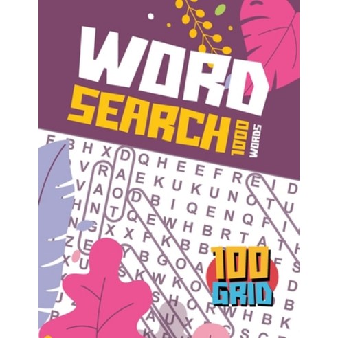 (영문도서) Word Search Book for Adults: 100 Large-Print Puzzles (Large Print Word Search Books for Adult... Paperback, Laura Bidden, English, 9788215724447