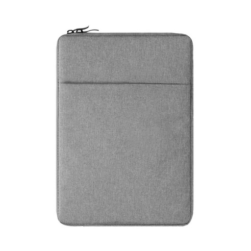 루톰 맥북 삼성 LG그램 노트북 파우치 가방 캔버스 싱글포켓, 라이트그레이