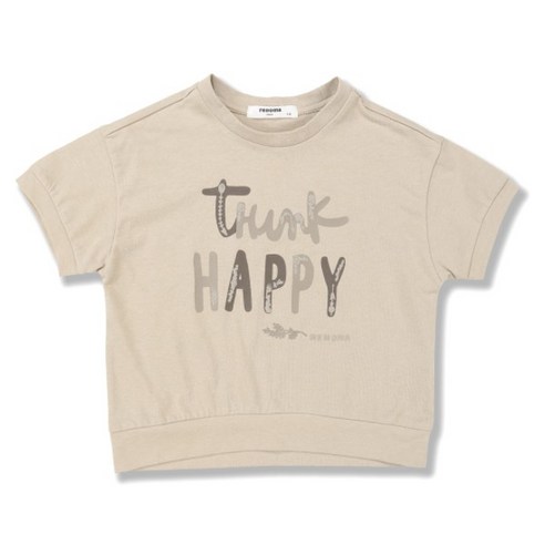 레노마 키즈 여아 베이지반팔티셔츠 R1823T155