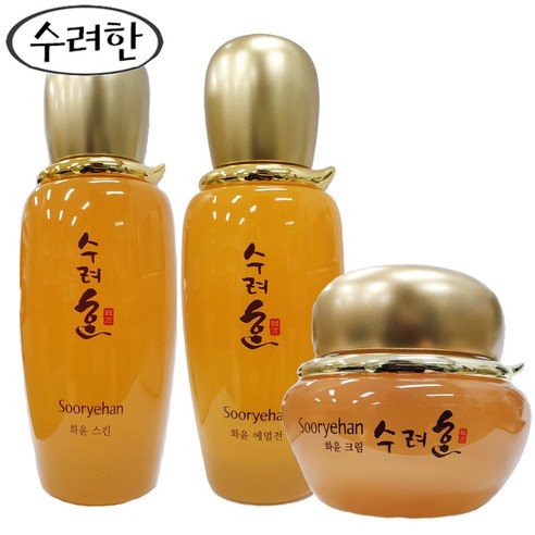 수려한 화윤 3종 스킨80ml/에멀전80ml/크림25ml 3종, 1세트