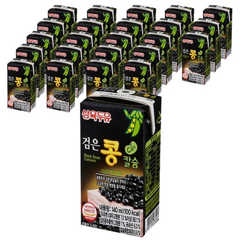 삼육두유 검은콩 칼슘 140ml x 24개, 48개