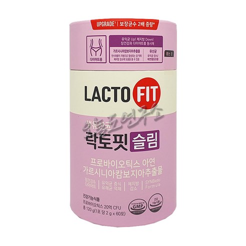 종근당건강 락토핏 생유산균 슬림, 120g, 3개