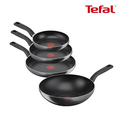 테팔 티타늄 액티쿡 프라이팬 2종세트, 블랙커피, 프라이팬 20cm + 볶음팬 28cm, 1세트