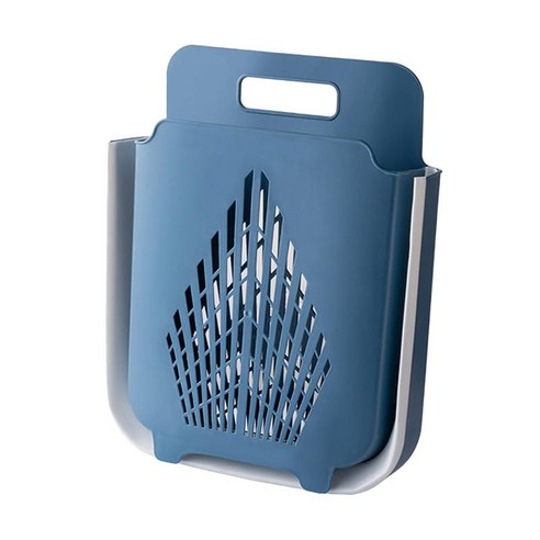 접이식 세탁 바구니 대형 접이식 보관함 주최자, 39x22x46.2cm, PP, 파란색