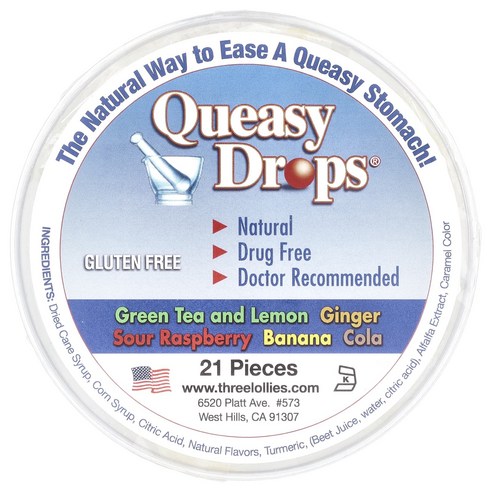 몸관리하세요 겨울입니다 Preggie Queasy Drops® 여러 가지 맛 21개 특별관리진행