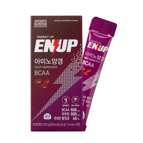 산내마을 엔업 아미노 양갱, 200g, 2개