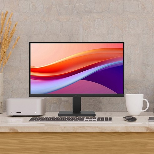 LG전자 FHD PC 모니터 방문설치, 22U401A, 54cm