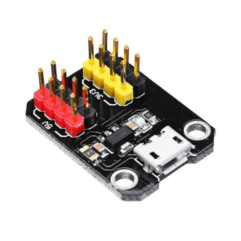 전원 모듈의 USB 전원 공급 모듈 마이크로 USB 인터페이스 3.3V 5V 1117 칩 레즈 - USB 전원 공급 장치 모듈, 보여진 바와 같이, 하나