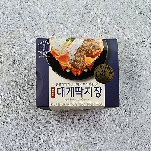 대게  나라수산 붉은대게딱지장 80g, 붉은대게딱지장80g, 1개, 붉은대게딱지장(80g)