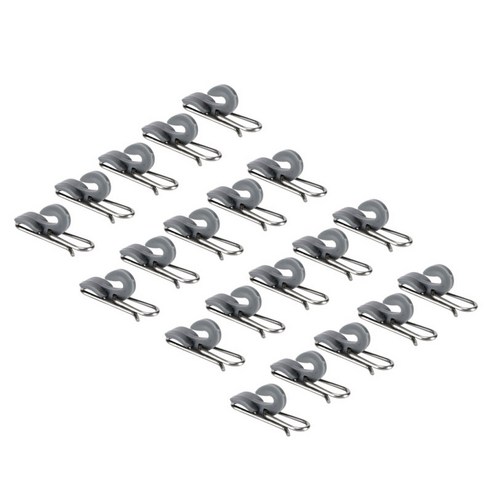 낚시 후크 20pcs, 회색, 스테인레스 스틸
