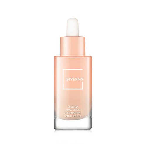 지베르니 밀착 아우라 세럼 파운데이션 30ml, 1개, 21호 라이트 베이지