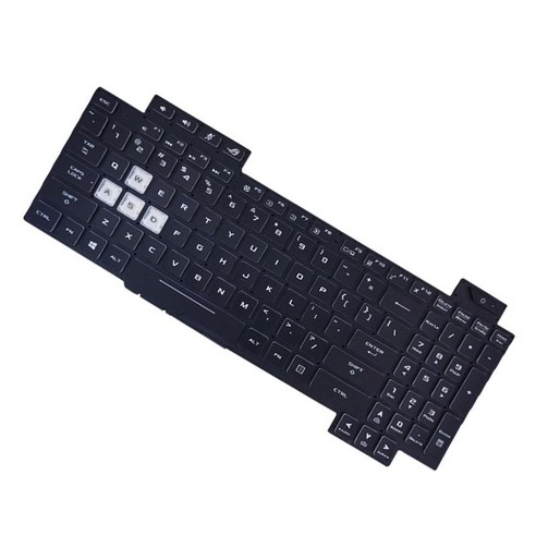 노트북 키보드(백라이트 포함) ROG GL704GV GL704GM GL704GW 홈 오피스에 적합, 검은 색, 350x150x5mm, 플라스틱