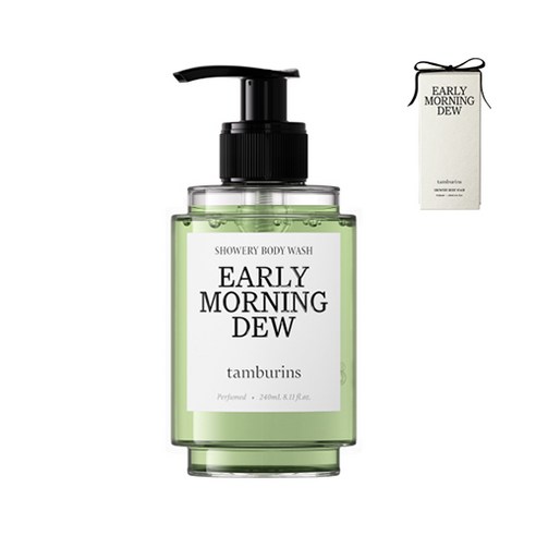[탬버린즈] 탬버린즈 바디워시 EARLY MORNING DEW 애플민트 레몬향, 1통, 240ml
