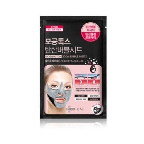 메디힐 모공톡스 탄산 버블 마스크 시트, 10매입, 1개