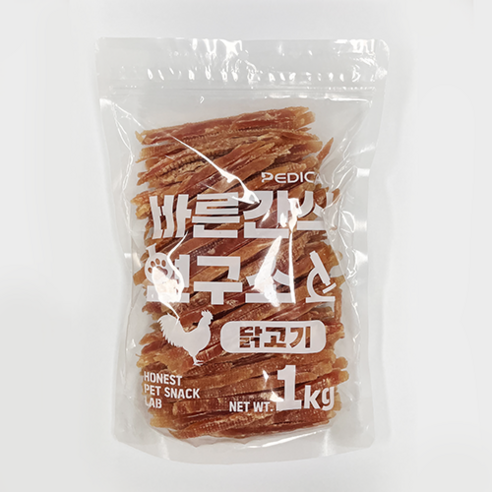 [도그나우ㅣ인기상품] 건강하고 맛있는 간식으로 강아지 돌보기: 바른간식연구소 닭가슴살 슬라이스 [DOGNOWㅣ추천상품]