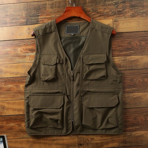 MOHEGIA 낚시조끼, 4XL, 군사 녹색