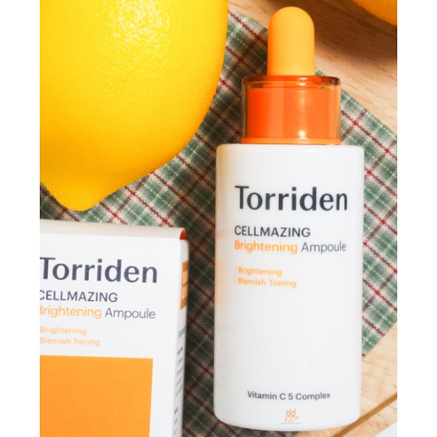 NEW] Torriden 토리든 셀메이징 비타C 브라이트닝 앰플 30ml 토리든비타씨브라이트닝앰플 잡티흔적/모공케어 셀메이징비타앰플 토리든3중브라이트닝케어 토리든세럼 비타민에센스, 1개, 0.03l