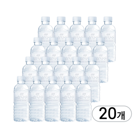 [제주 삼다수] 무라벨 생수, 20개, 330ml