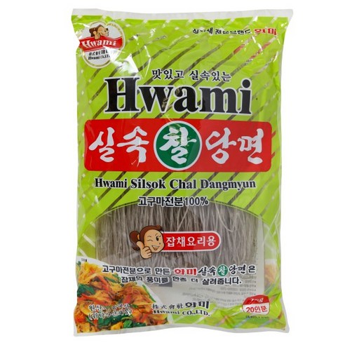 화미 실속 찰당면 1kg 10개(1박스), 10개