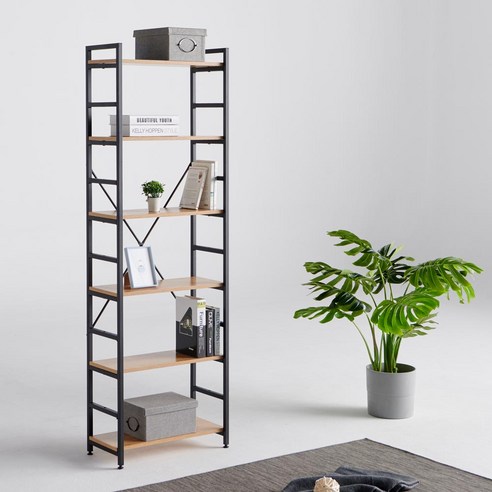 모던한 감각의 실용적인 철재 책장