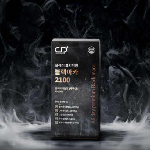 케어플랜 블랙마카 올데이 프리미엄 아르기닌 류신 흑마늘 야관문 1053mg X 120정, 2박스, 2개