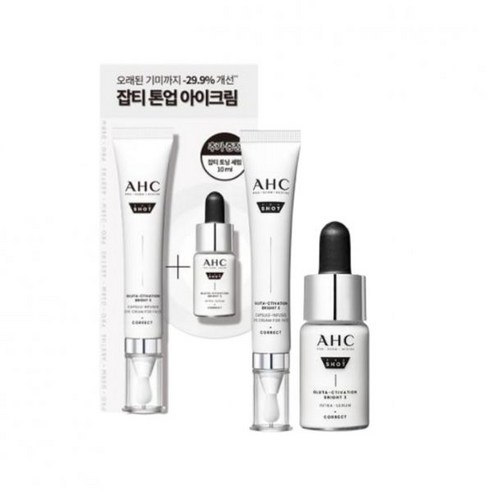 AHC 프로샷 글루타 브라이트 아이크림 포페이스 30ml (+세럼10ml), 1개