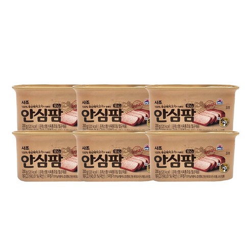 <올따옴> 사조해표 안심팜 200g 6입, 1개