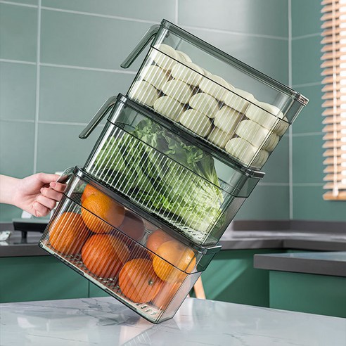 깔끔하고 편리한 냉장고 정리のための JENMV 냉장고 수납 용기