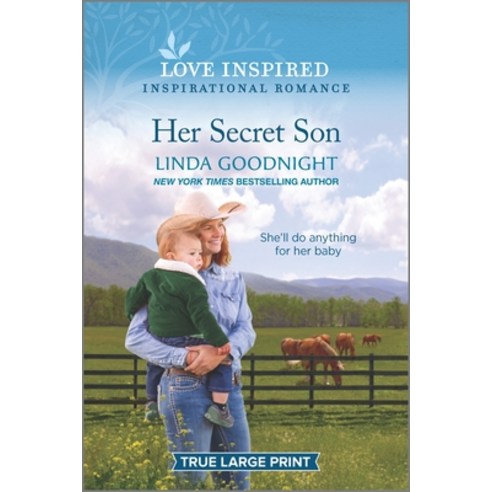 (영문도서) Her Secret Son: An Uplifting Inspirational Romance Paperback, Love Inspired True Large Print, English, 9781335586810