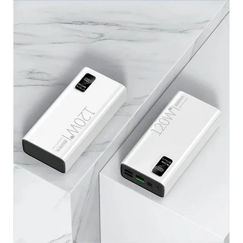 재커리 대용량파워뱅크 캠핑용배터리 120W 초고속 충전 30000 mAh