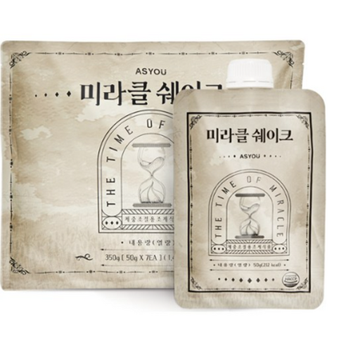 애즈유 미라클 쉐이크, 50g, 21개