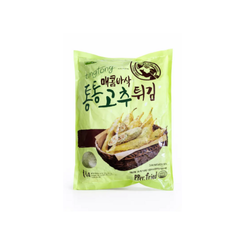 매콤바삭 통통 고추튀김