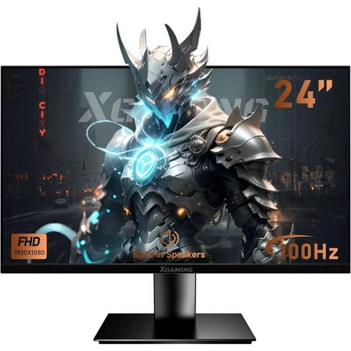 27인치 커브드 모니터 QHD 2560 x 1440p 165Hz 2K 게이밍 컴퓨터 1ms 98 sRGB HDR 169 와이드 디스플레이 1500R 프리싱크 아이케어 내장 스피, 24 inch 1080P 100Hz