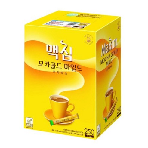 맥심 모카골드 마일드 커피믹스, 12g, 250개입, 1개