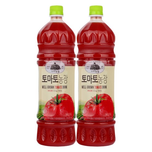 웅진 가야농장 토마토농장 1.35L 6입, 6개