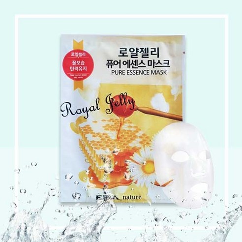 에바네이처 로얄젤리 퓨어 에센스 마스크 팩 21ml 10팩, 상세페이지 참조, 상세페이지 참조, 상세페이지 참조