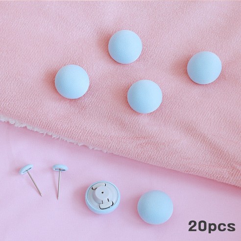베라카 이불정리 고정핀 20pcs, 20개, 블루