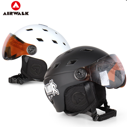 스미스메소드 추천 상품에어워크 휘슬러 스노우보드 스키 고글헬멧 MS100 주니어 성인 바이저헬멧 제품 사진