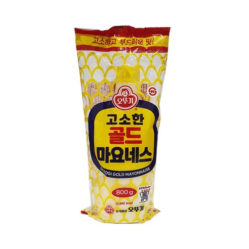 오뚜기 고소한 골드 마요네즈 마요네스 대용량 800g B, 6개