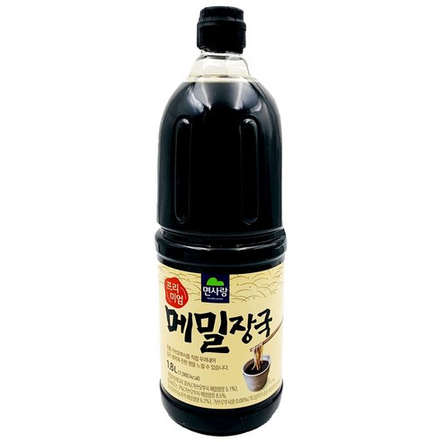 면사랑 프리미엄 메밀장국 1.8L, 2개