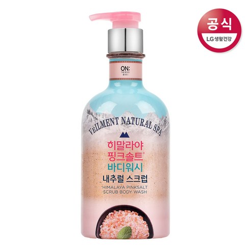 온더바디 벨먼 스파 히말라야 핑크솔트 담은 스크럽 바디워시, 600ml, 1개