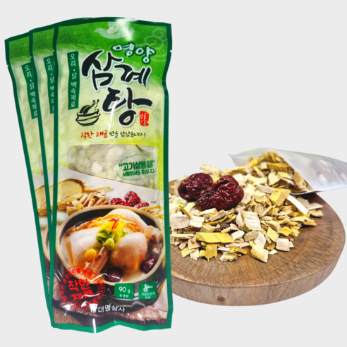 한우물 약재 영양 삼계탕 백숙 재료, 10개, 90g