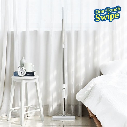 원터치 쓱싹 밀대 1세트 (청소포 60매 포함)